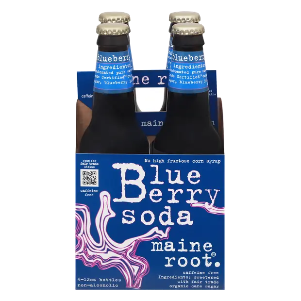 Blueberry Soda Caffeine Free - 4 pk