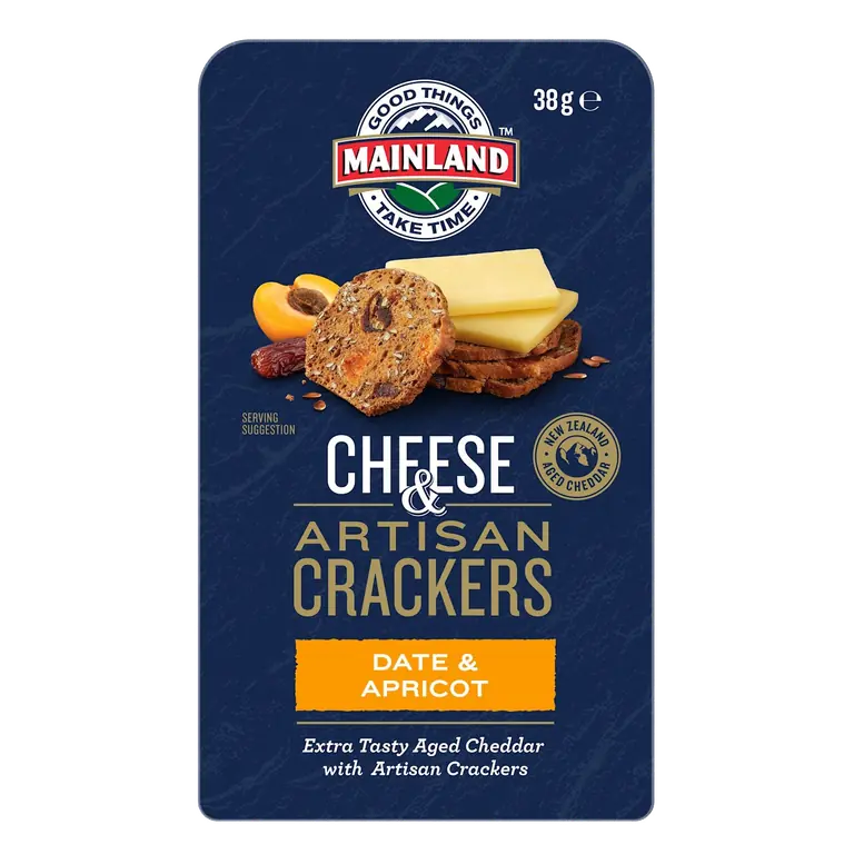 Cheese & Artisan Crackers Date & Apricot