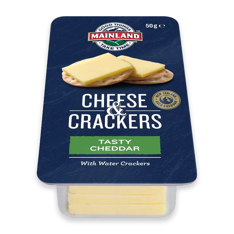Cheese Snack with Crackers Tasty Cheddar
