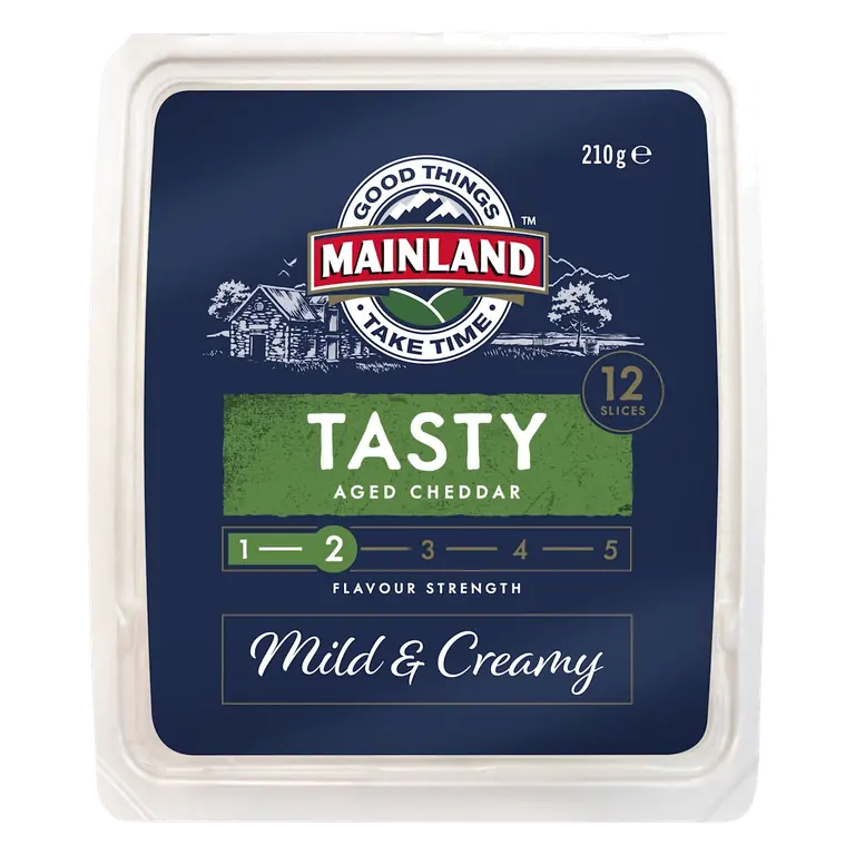 Tasty Cheddar Cheese Slices