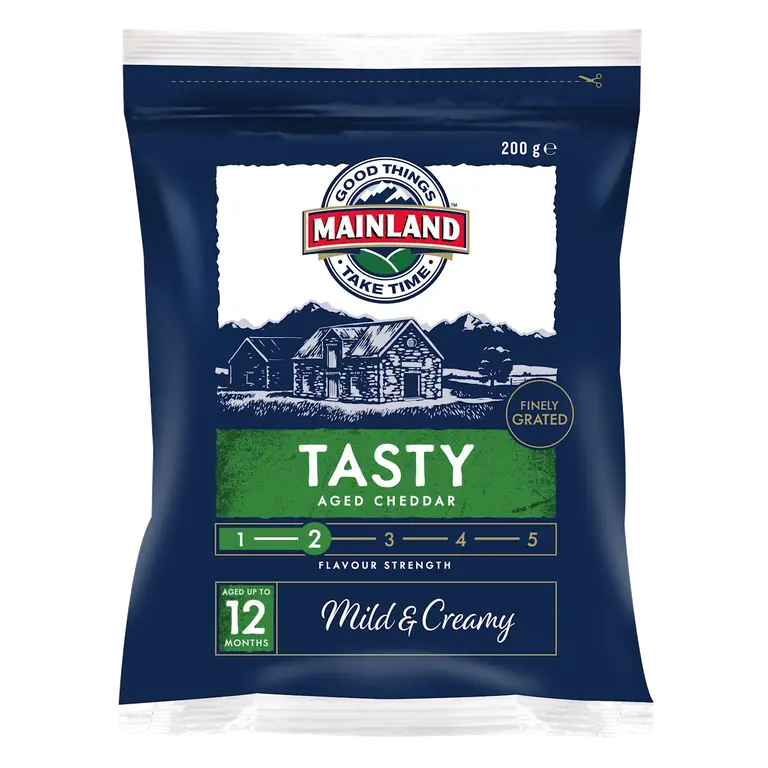 Tasty Grated Cheddar Cheese