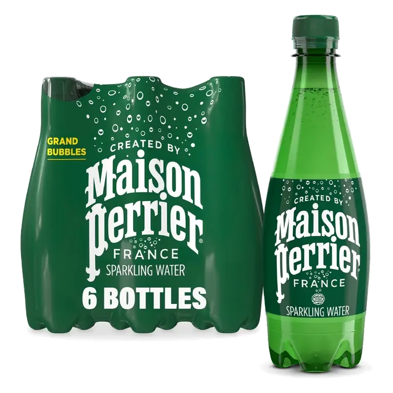 Maison Perrier Sparkling Water, 6pk/16.9 fl oz Bottles: Sugar-Free, Sodium Free, Zero Calories