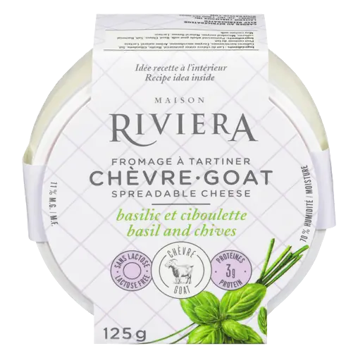 Goat Cheese Basil And Chives 125 g