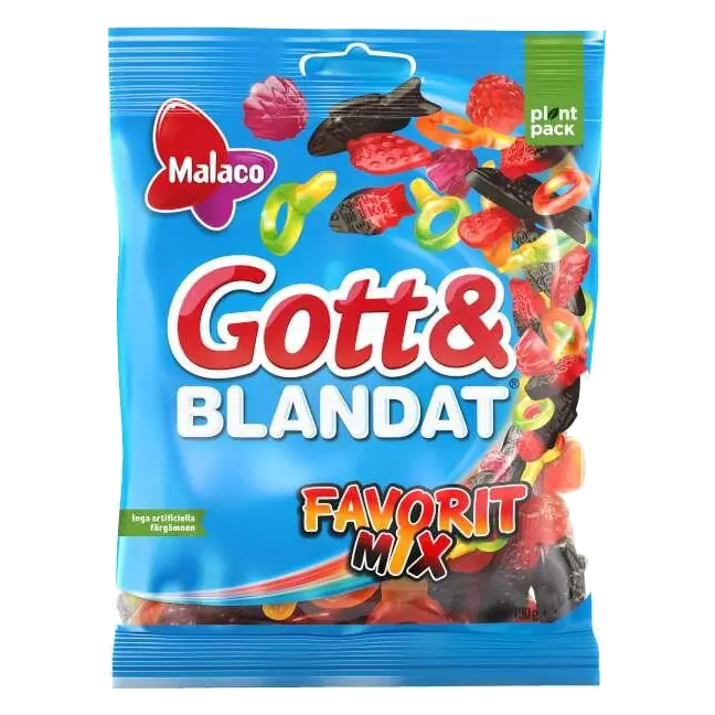 Favoritmix Gott & Blandat