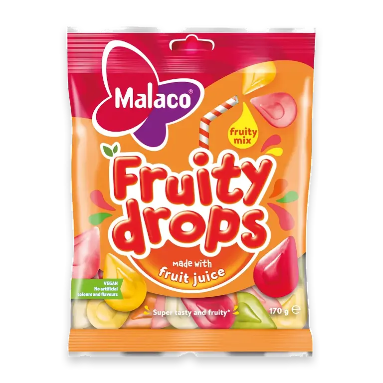 Godis Fruity Drops Mix 170g