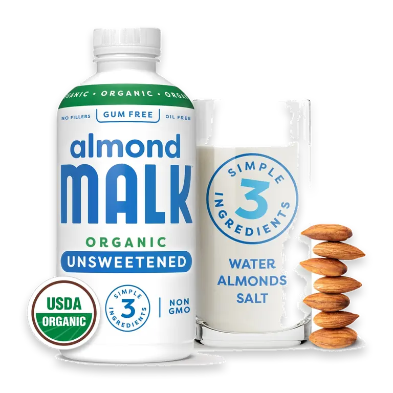 Organic Unsweetened Almond Milk - Dairy Free