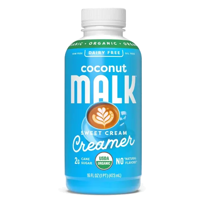 MALK Organics Sweet Cream Coconut Creamer, 16 fl oz