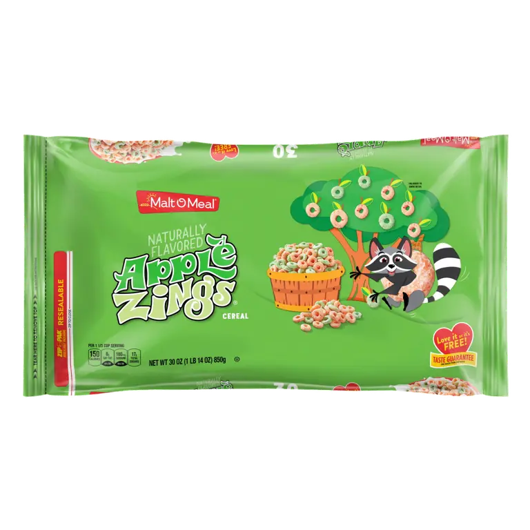 Apple Zings Flavored Cereal