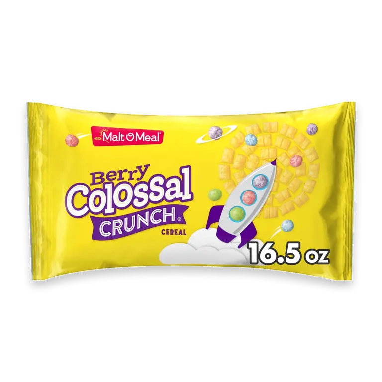 Berry Colossal Crunch Breakfast Cereal, Corn & Oat Cereal - 16.5 oz