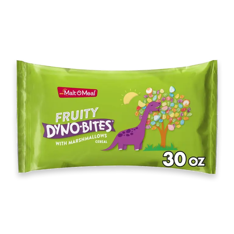 Fruity Dyno Bites with Marshmallows Gluten Free Breakfast Cereal - 30 oz