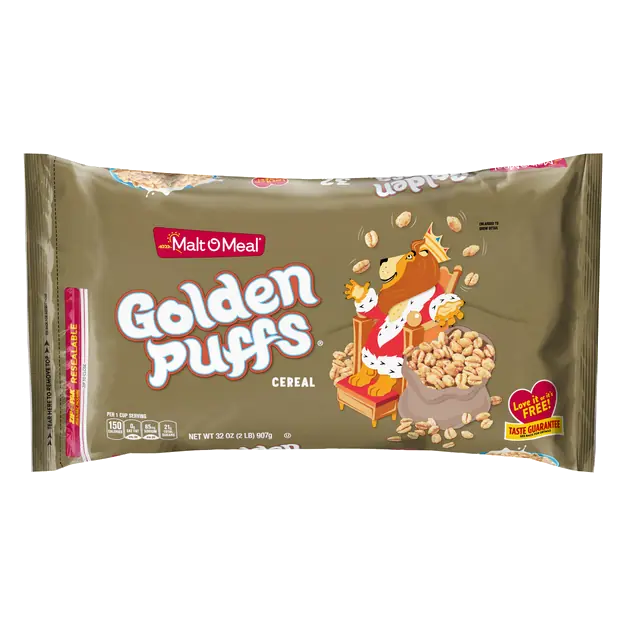 Golden Puffs Cereal Bag Super Size
