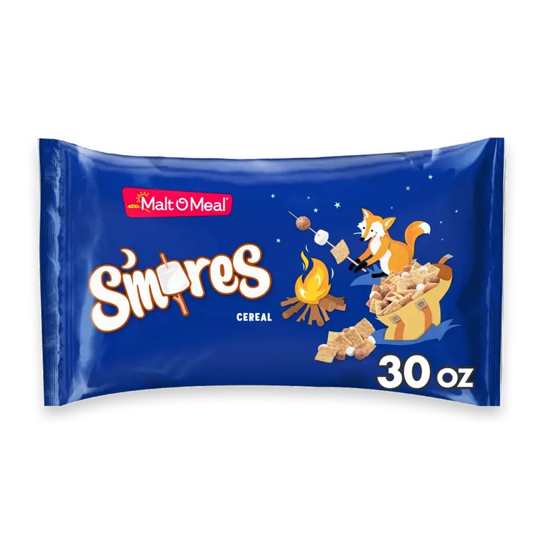 S'mores Breakfast Cereal, Graham, Chocolate & Marshmallow - 30 oz