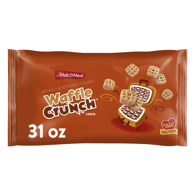 Waffle Crunch Flavored Cereal
