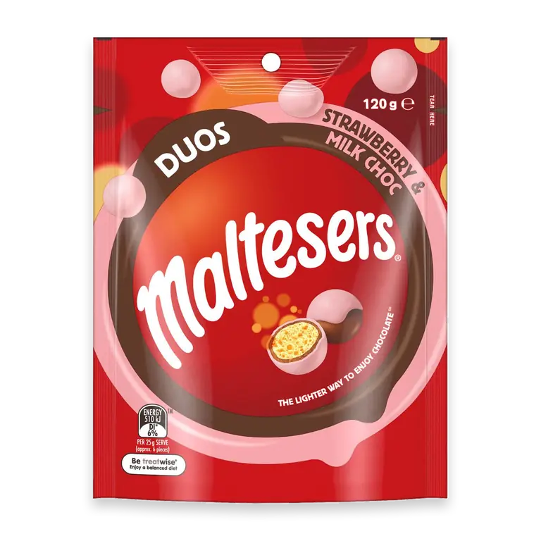 Duos Strawberry & Milk Choc Share Bag