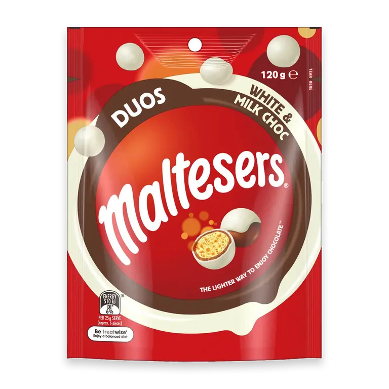 Duos White & Milk Choc Share Bag