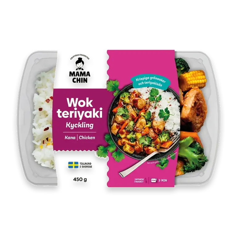 Wok Teriyaki Kyckling 450g