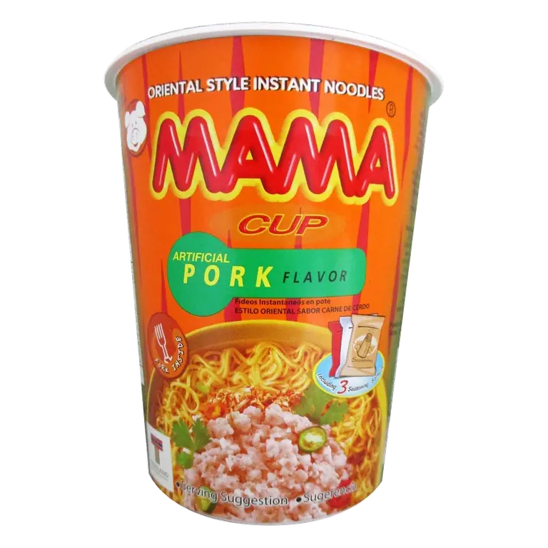 Foods Mama Cups Pork Noodles, 2.47oz