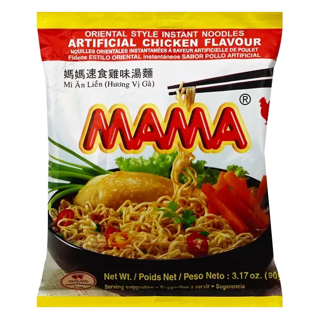 Instant Noodles, Oriental Style, Aritifical Chicken Flavour