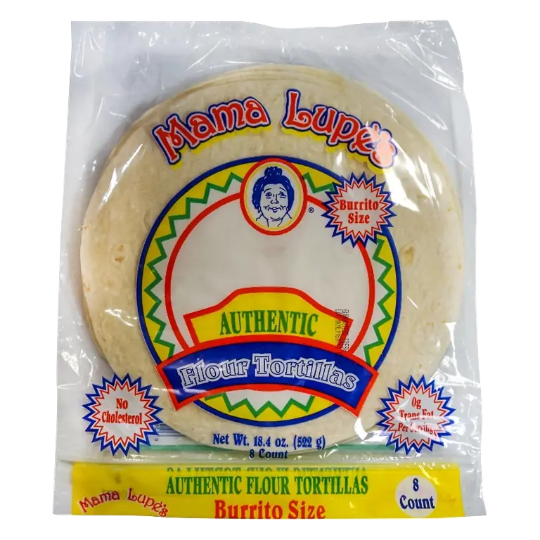Mama Lupe's Burrito Size Authentic Flour Tortillas, 18.4oz/8ct