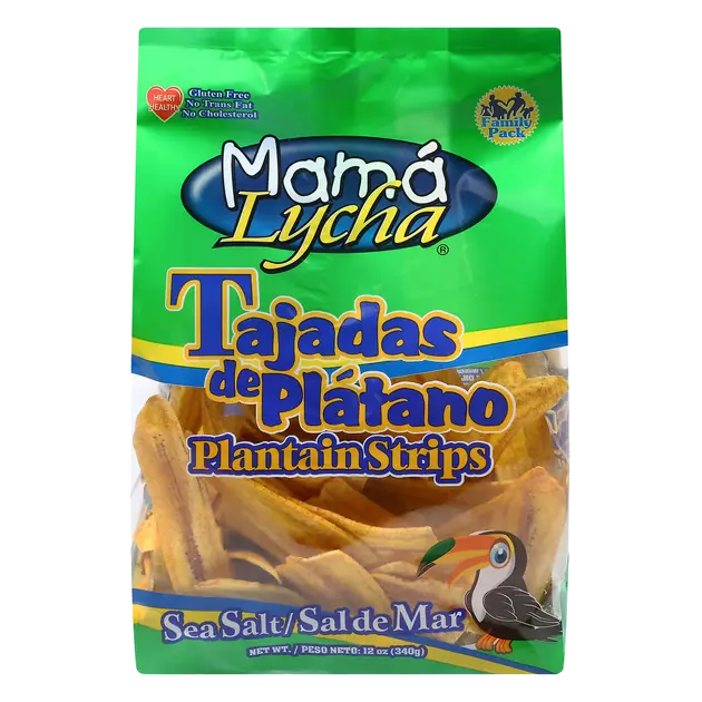 Mama Lycha Sea Salt Plantain Strips 12 oz
