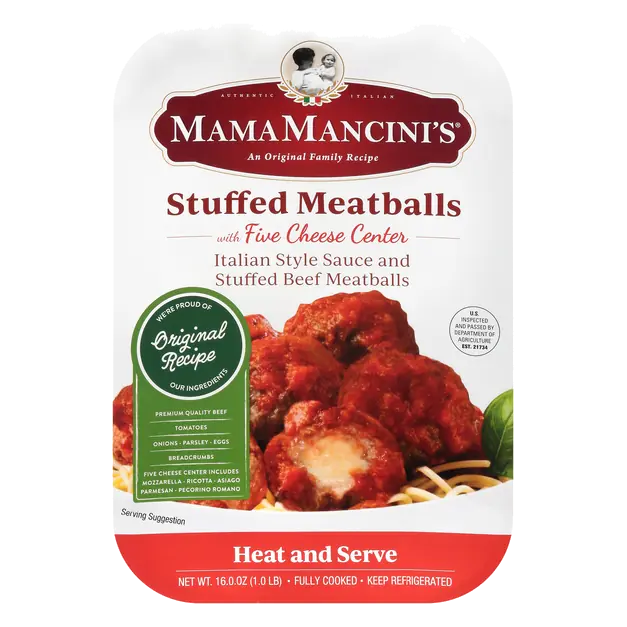 Stuffed Beef Meatballs with Five Cheese Center Fresh