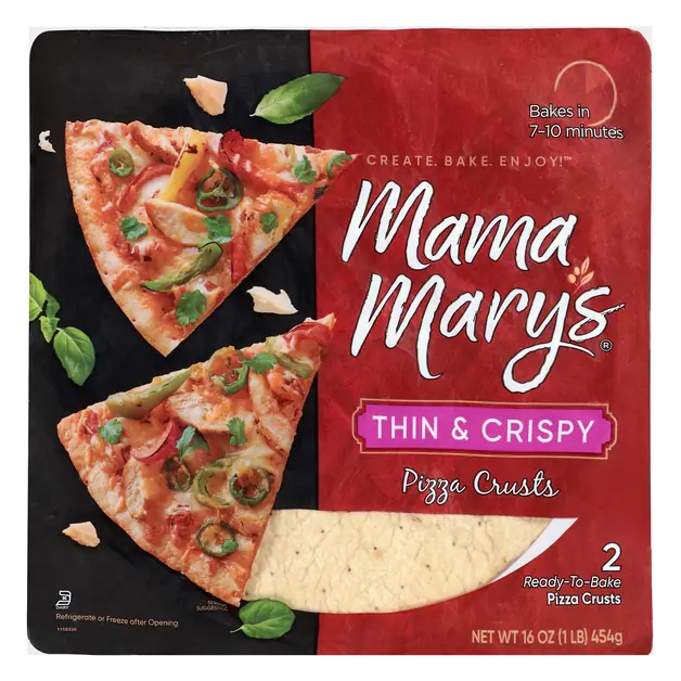 Thin & Crispy Pizza Crusts - 2 ct