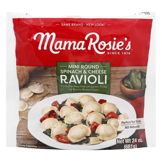 Mini Round Spinach & Cheese Ravioli Pasta Frozen