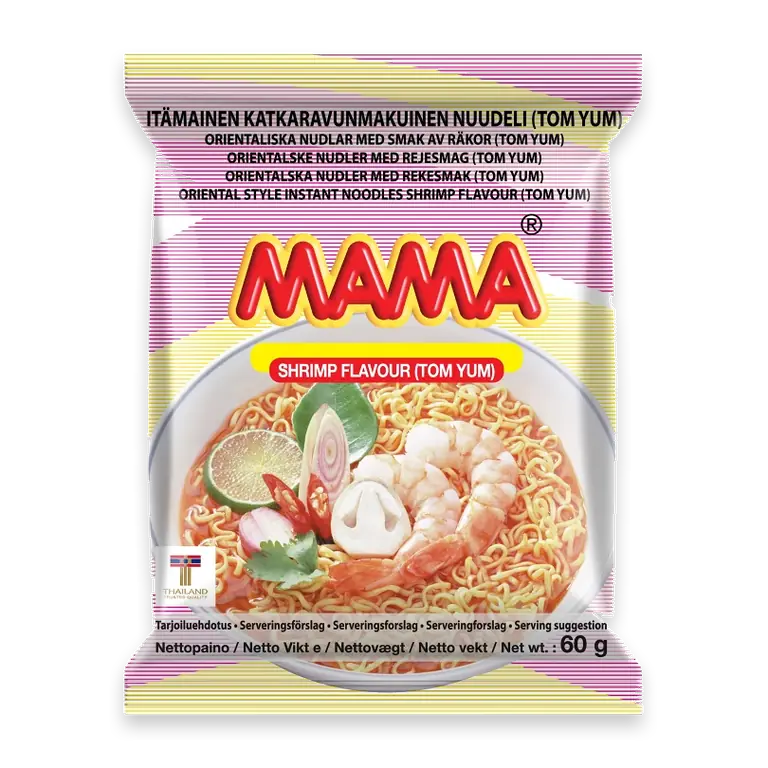 Snabbnudlar Räk Smak 60g