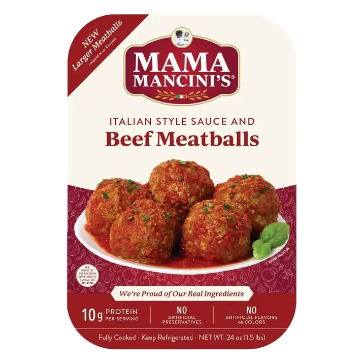Mama Mancini's Beef Meatball, 24oz