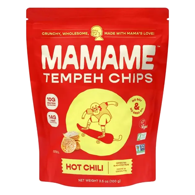 Hot Chili Tempeh Chips