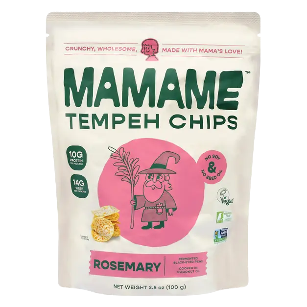 Mamame Rosemary Tempeh Chips 3.5 oz