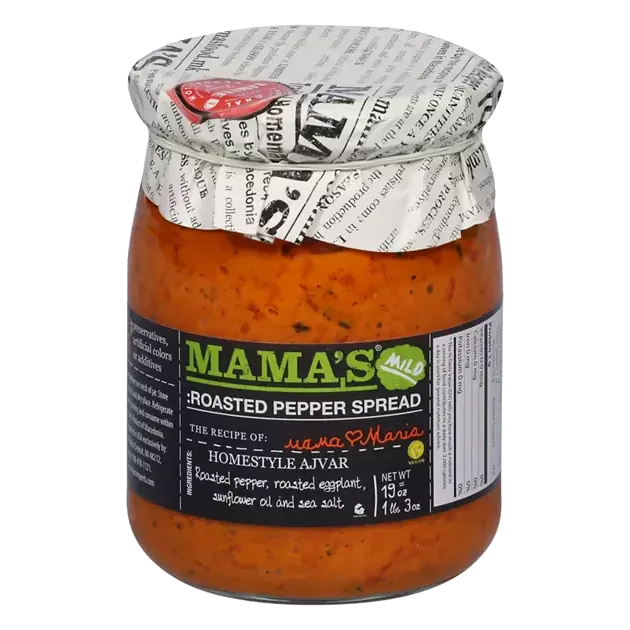 Roasted Pepper Spread, Homestyle Ajvar, Mild