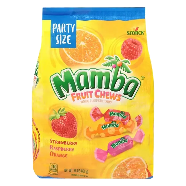 Strawberry/Raspberry/Orange Fruit Chews Party Size