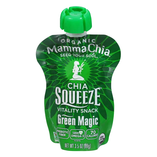 Green Magic Organic Chia Vitality Squeeze Snack