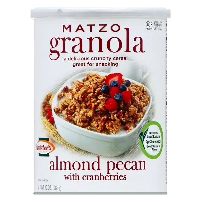 Granola, Matzo, Almond Pecan with Cranberries