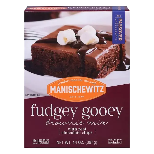 The Passover Collection Brownie Mix, with Real Chocolate Chips, Fudgey Gooey