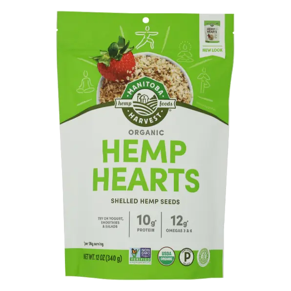 Delicious Nutty Flavor Organic Hemp Hearts Shelled Hemp Seeds