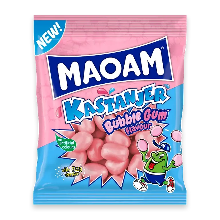 Godispåse Kastanjer BubbleGum 120g Moam