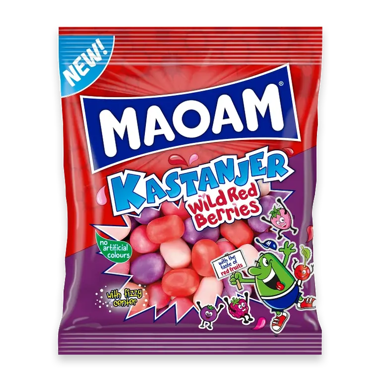 Godispåse Kastanjer Wild Red Berries 120g