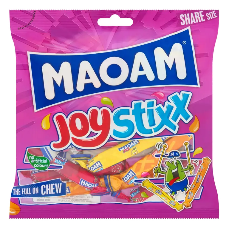 Joystixx Chewy Sweets Bag 140g