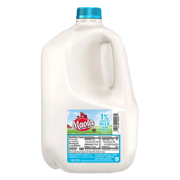 1% Low Fat Milk