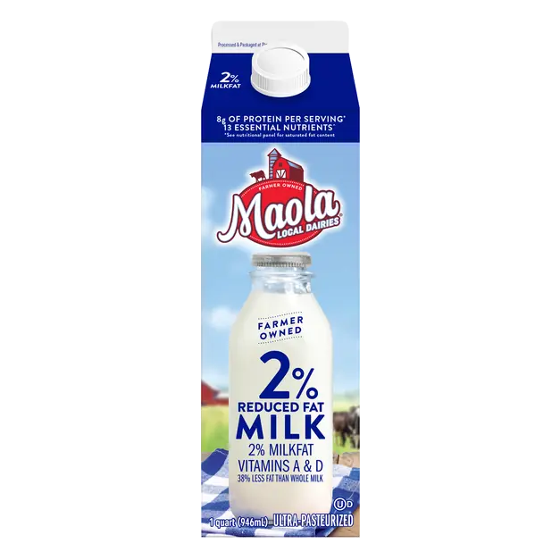 2% Reduced Fat Milk