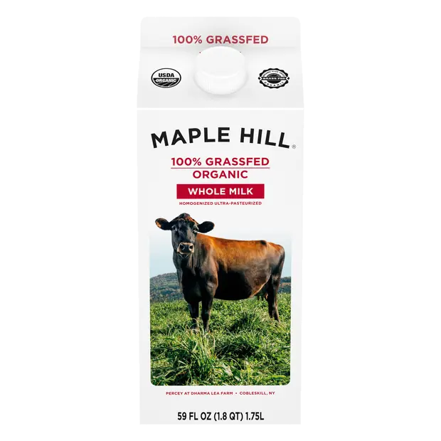 Organic Grass-fed Whole Milk