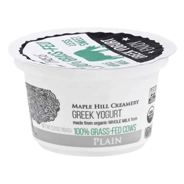Plain Unsweetened Organic Whole Milk Greek Yogurt