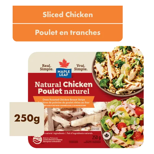Deli Sliced Natural Chicken Breast Oven Roasted 250 g