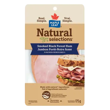 Natural Selections Deli Sliced Smoked Ham Black Forest 175 g