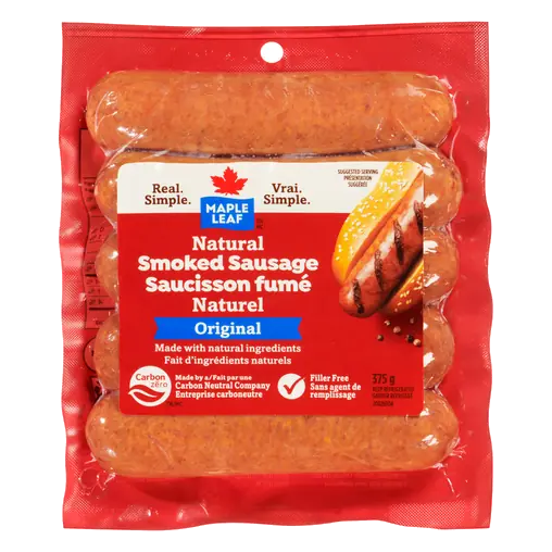 Natural Smoked Sausage Original 375 g