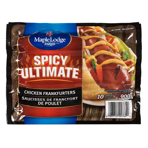 Chicken Frankfurters Spicy Ultimate 900 g