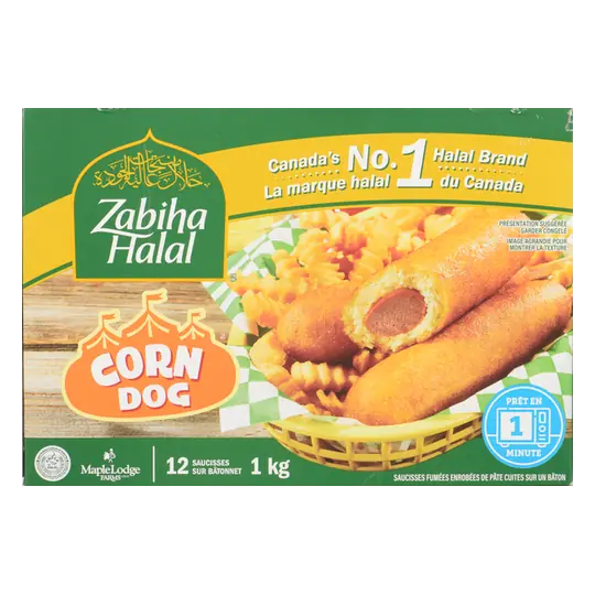 Zabiha Halal Frozen Corn Dog 1 kg