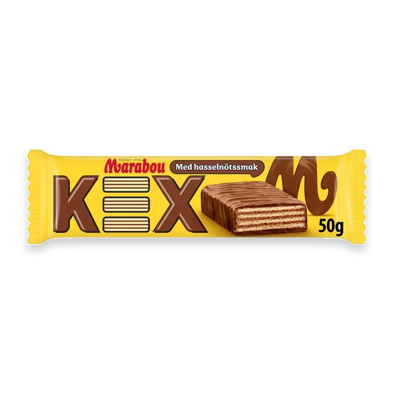Choklad Kex med nougatsmak 50g